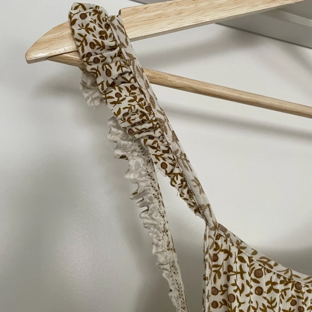 Rylee + Cru Cream Floral Mini Dress - Picture 5 of 7